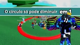 Joguei não saia do círculo mas o circulo só diminuía