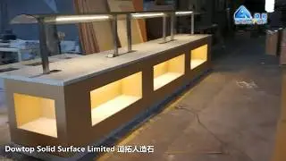 LED buffet desk