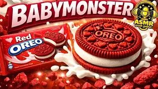ASMR Oreo X Babymonster Eating Sounds 🤤 #asmr #asmrsounds #asmreatingsounds #oreo #babymonster  