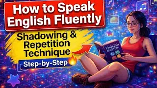 How to Speak English Fluently | Shadowing & Repetition Technique (Step-by-Step)