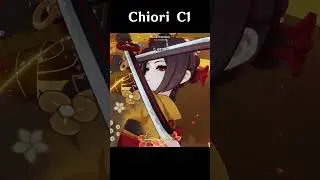 Chiori de Ataque Normal #genshinimpact #abismodoespiral
