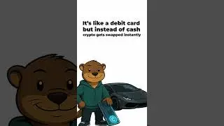 Crypto card explained&hellip; with otters! 🦦💳
