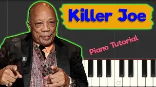 Benny Golson - Killer Joe - Jazz Piano Tutorial (background tracks in description)