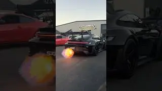 Porsche 992 GT3 RS *SPITTING HUGE FLAMES ON REV! (S4T STAGE 2) #stage4tuning #porsche #gt3rs #cars