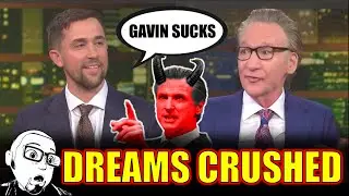 Bill Maher Gets A WAKE UP CALL On Gavin Newsom And Democrats From His Panel!