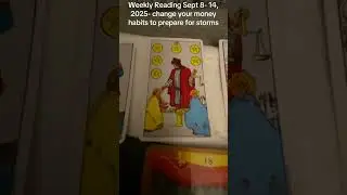 Weekly Tarot Reading Sept 8-14, 2025- budget your money for the future 