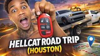 HOUSTON ROAD TRIP IN A HELLCAT! VLOG 3