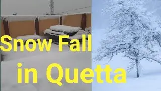 Snowfall in quetta travelling Vlog || 
