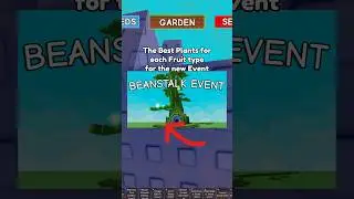 The best plants for each Fruit type for the new event #growagarden #roblox