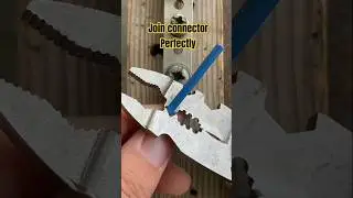 how to pressing cable connector skills #solderingtips #cablewirestrippingmachine #cablejoint #rings