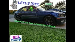LEXUS IS300 2001 года &mdash; СНЯТИЕ И ГЛУБОКАЯ ЧИСТКА САЛОНА