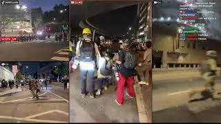Chaos at Los Angeles Protest | Labor Day LA