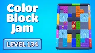 Color Block Jam Level 134 | Every Puzzle Solved! 🎯