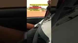 How to drive a manual car for beginners in india from Chennai car trainers Ajith #india #automobile