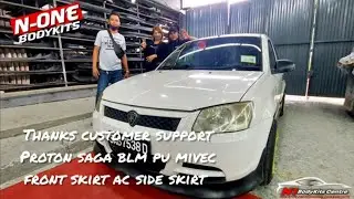 Thanks customer support Proton saga blm mivec pu front skirt ac side skirt.