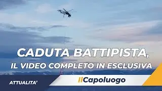 Caduta battipista, il video completo in esclusiva