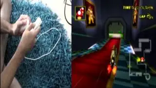 [MKWii] How rusoX Play MKWii - N64 Bowser's Castle: 2 '31 
