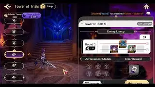 Floor 6 &ndash; Knox (6★ Clear) | Tower of Trial Season 8 | Seven Knight Re:Birth