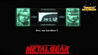 Metal Gear Solid: CODEC Conversations | Conversazioni CODEC sul Meta Gear REX | PSX ITA Walkthrough