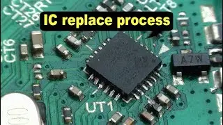 How to replace RF IC from LED TV's Motherboard.#Pro Hack
