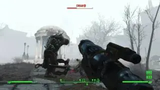 Fallout 4 - Swan's Pond Boss Fight (How to Get The Furious Power Fist)
