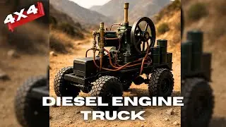 Unbelievable Diesel Engine Car Build | Step-by-Step Custom Car Making!