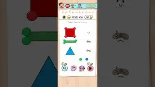 Brain Test Level 436 Solution & Walkthrough | Tricky Puzzles (Android & iOS Shorts)