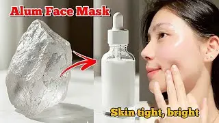 Fitkari face mask at home | for open pores, dark spots |Alum face mask | Alum skin bright 