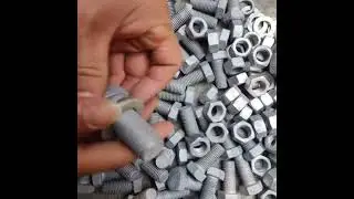 Hot-dip galvanized hex  bolt nut set high-strength fasteners #hex bolt #flatwasher #hexnut #boltnut