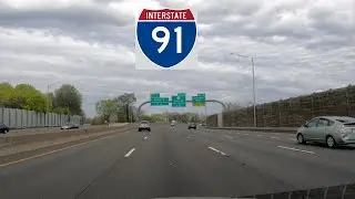⁴ᴷ⁶⁰ Driving Interstate 91 from New Haven, CT to North Haven, CT