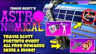 HOW TO GET FREE TRAVIS SCOTT GLIDER & MORE REWARDS In Fortnite! (FREE Astroworld Cyclone GLIDER)