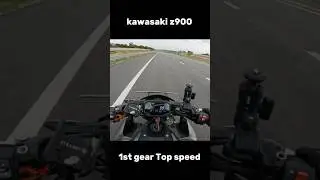 kawasaki z900 first gear top speed 😍