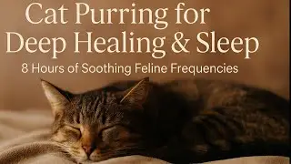 20 Hz Cat Purring for Sleep & Comfort-  / 8 Hours of Natural Healing Frequency (8 Hours)