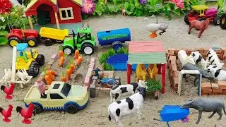 DIY Construction Science Project - Build a Water Well 2 Compartment and Mini Hand Pump With Bricks