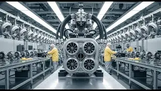 Inside the Bugatti Factory&ndash;(Full Process)How a Million-Dollar W16 Powertrain Is Made#engineering