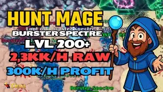 🧙&zwj;♂️Tibia Hunt Mage 200+: Segredo: dos Burster Spectre!👌