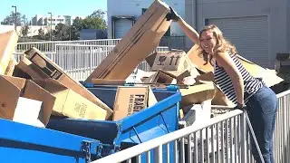 DUMPSTER DIVING- SHE WENT TO SIX RETAIL STORES!