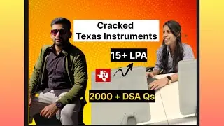 NIT WARANGAL MCA| CampusPlacement  |Texas Instruments | Interview Experience | 2025batch passout