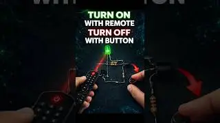 IR Remote ON Button OFF Switch Circuit | BC548 BC558 Transistor | Simple Electronics Project