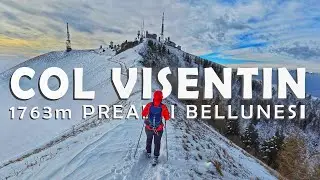Sentiero delle Creste al COL VISENTIN dal Nevegal | Prealpi Bellunesi #dji #hike