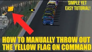 NR2003 Tutorial | How to throw out the Yellow Flag/Caution on Command
