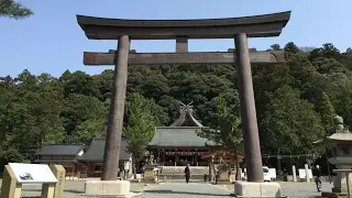 [４Ｋ] 石見一宮 物部神社  御神墓に到着すると山鳴りが… ［立体音響 バイノーラル録音］