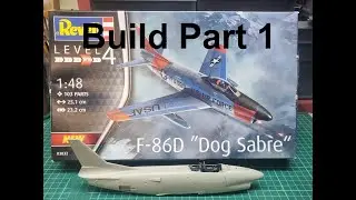 Сборка самолёта Revell 1/48 F-86D Sabre Dog, часть 1