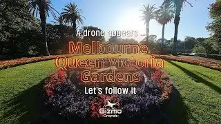 Queen Victoria Gardens Melbourne - Drone Chase
