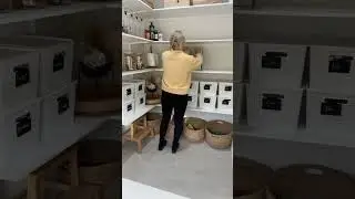 Kmart Pantry Organisation #shorts #beforeandafter #pantrystorage