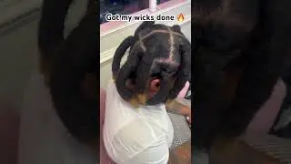 Got my wicks redone #shortvideo #hairstyle #shorts #hair #wicks #short #style #trending #subscribe