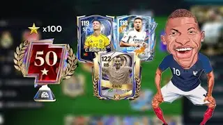 100 ⭐️ BẤT BẠI thăng hạng cùng Kylian Mbappe 113? - FCMOBILE QT