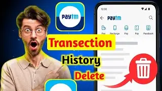 paytm transaction history delete | how to delete paytm transaction history