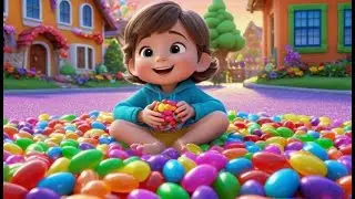 Where Did the Jelly Beans Go | Fun Candy Mystery Rhyme for Kids | Learn Colors and Counting