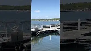 Views of Lake Champlain on the Burlington Waterfront in spring